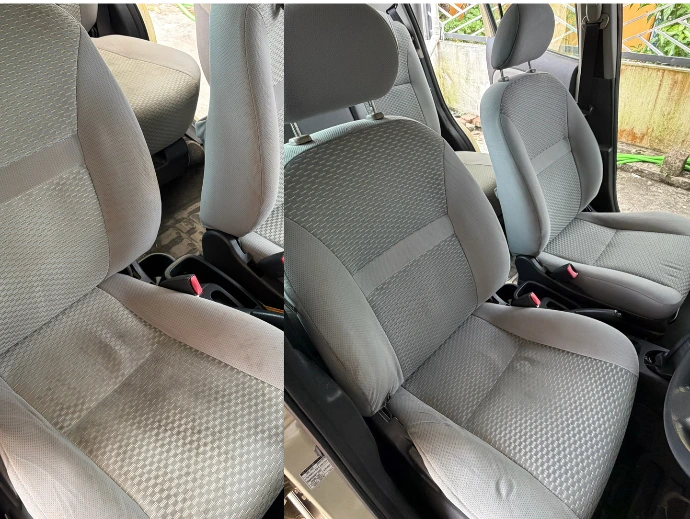 car seat before after